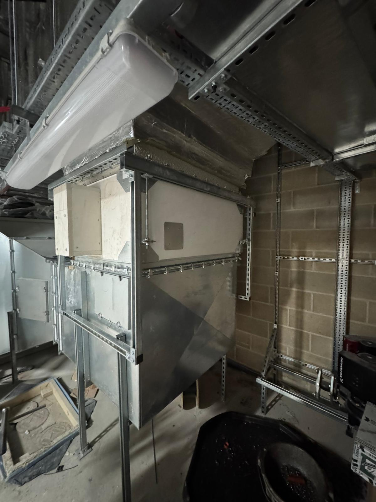Ductwork installation project 4