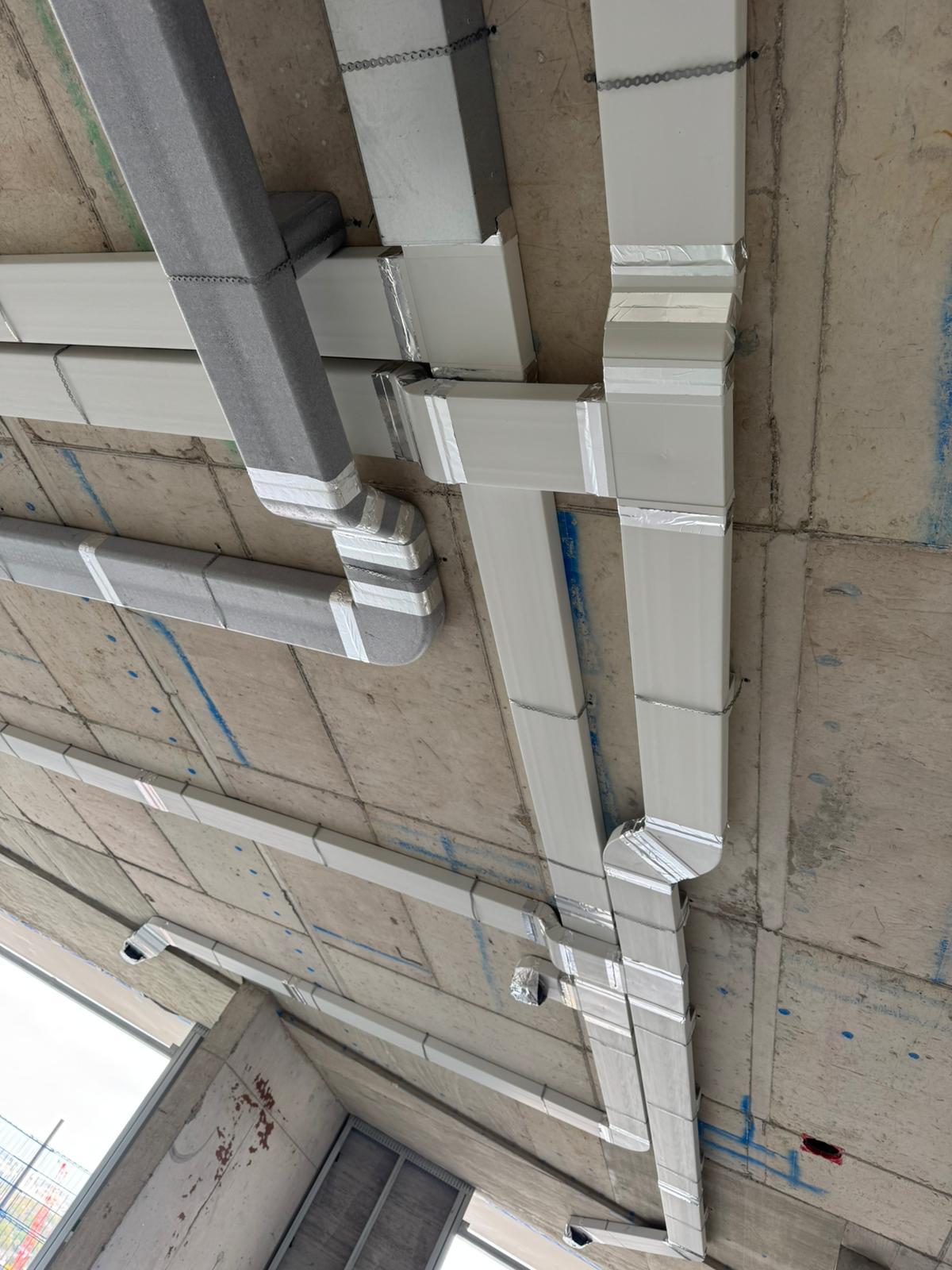 Ductwork installation project 10