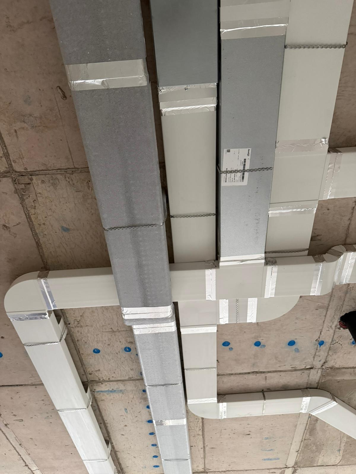 Rectangular ductwork install