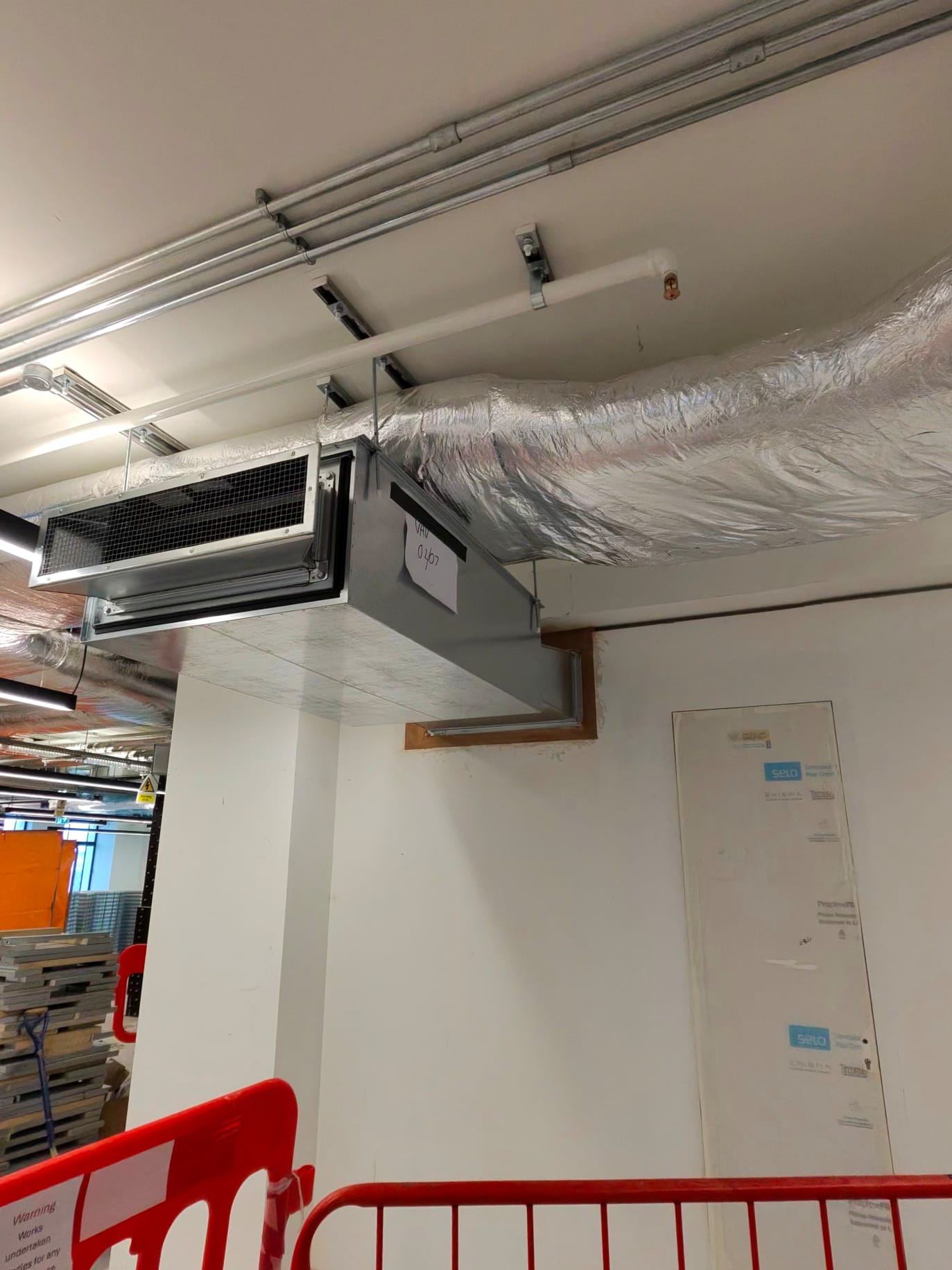 Ductwork installation project 14