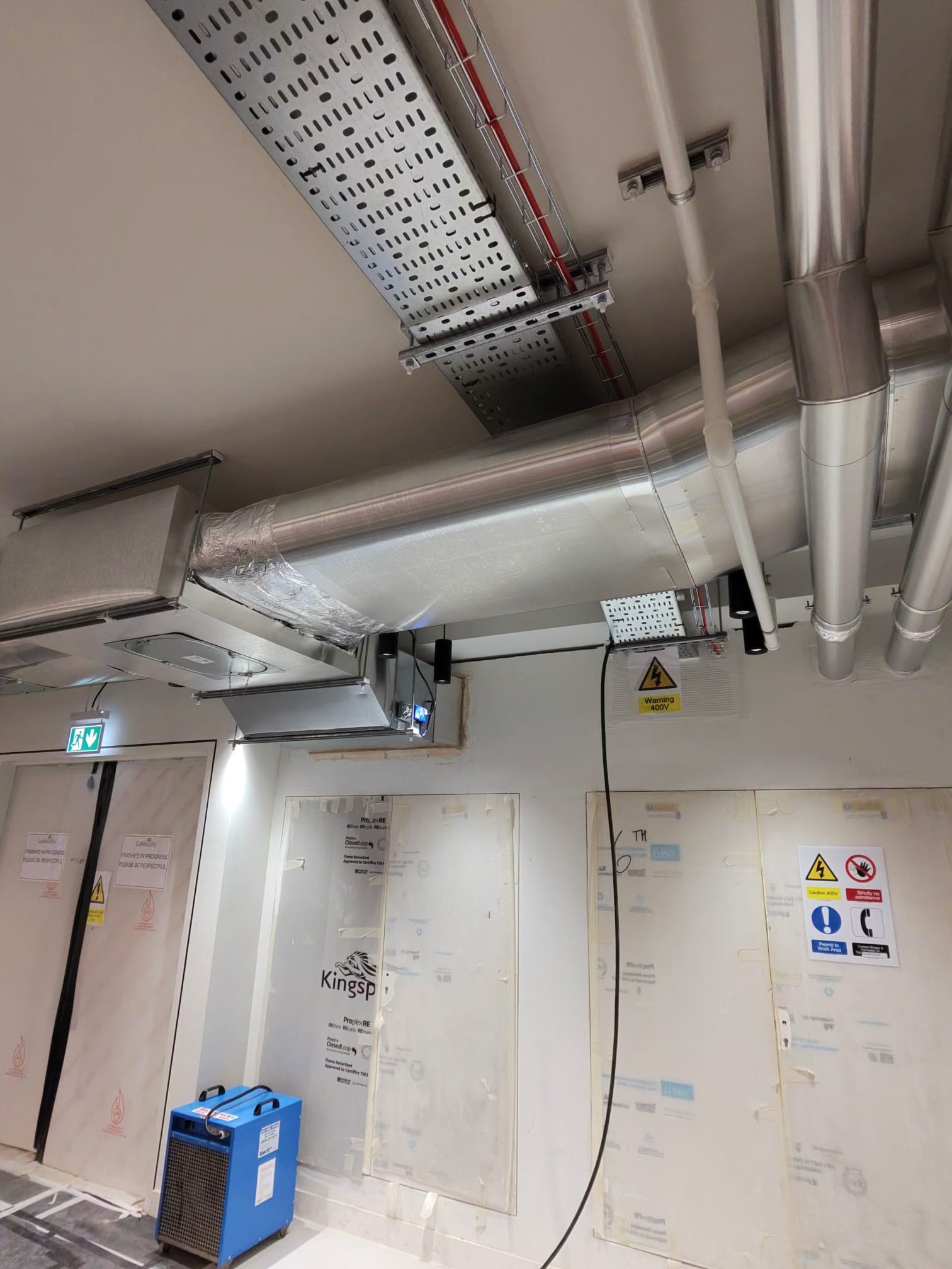 Ductwork installation project 19